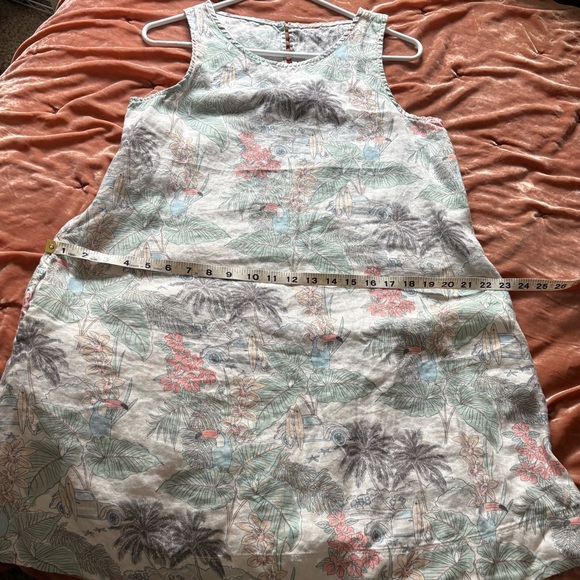 C&C California Linen VW Volkswagen Shift Dress California Cool Surfer Toucan - Picture 5 of 7